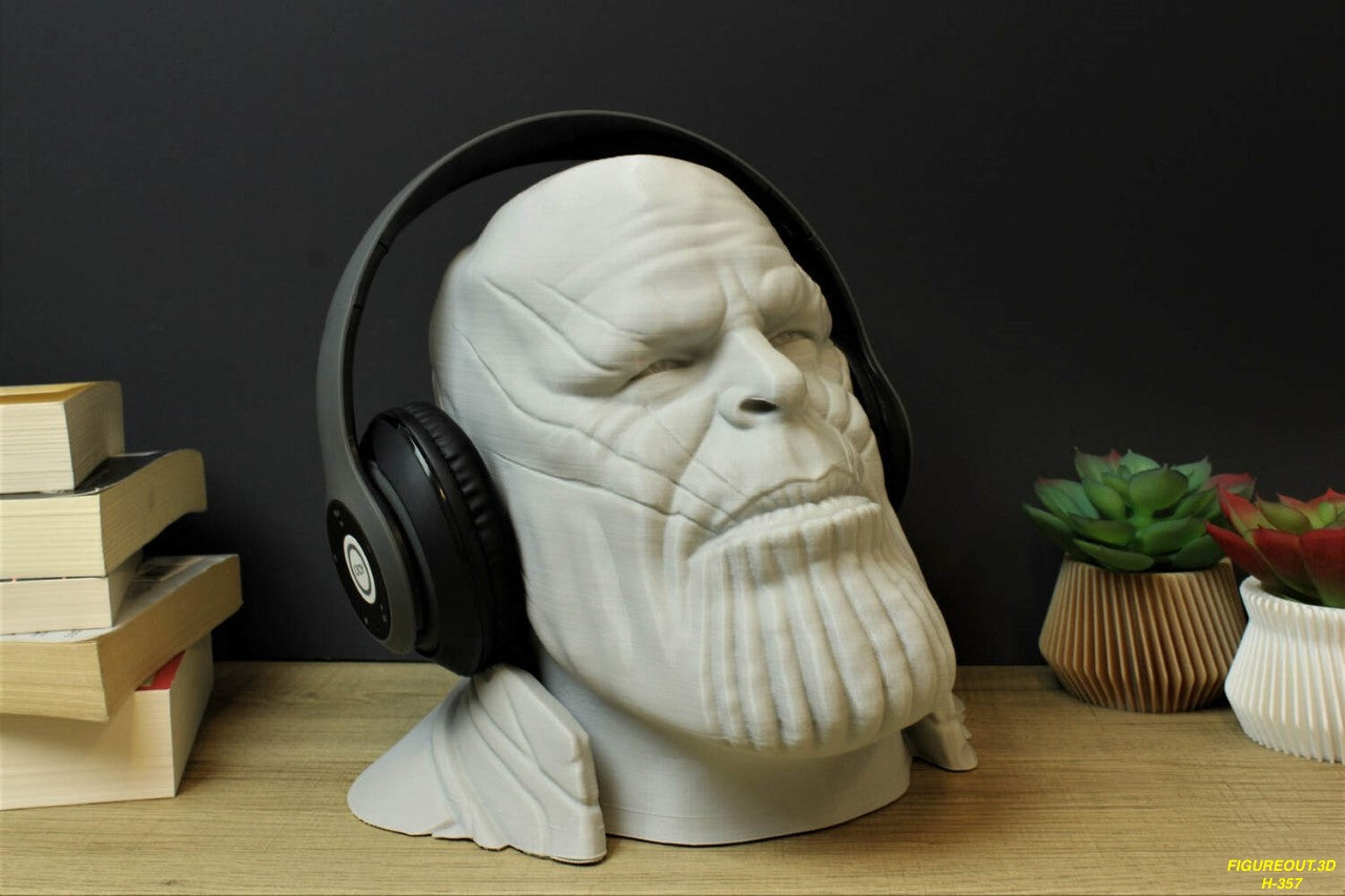 Shops Thanos Headphone Head - 3D Printed Headphone Stand Bust-MA