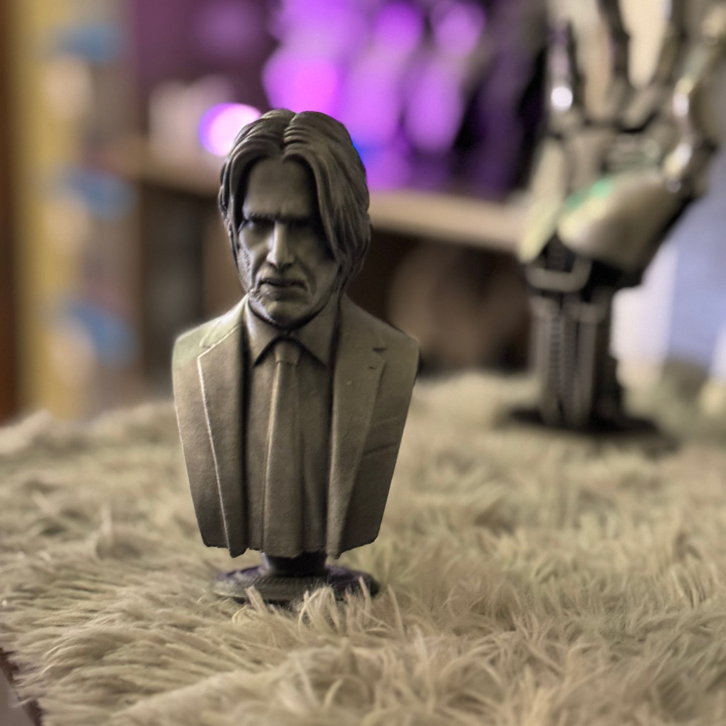 Silent Precision: John Wick Bust