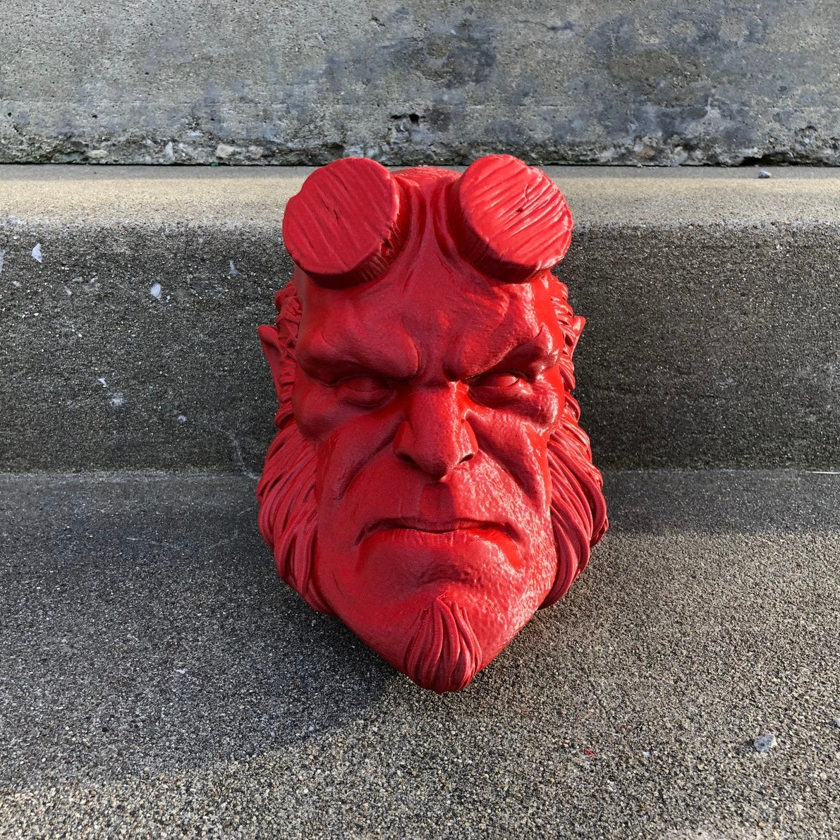 Hellboy Sculpture Headphone Stand