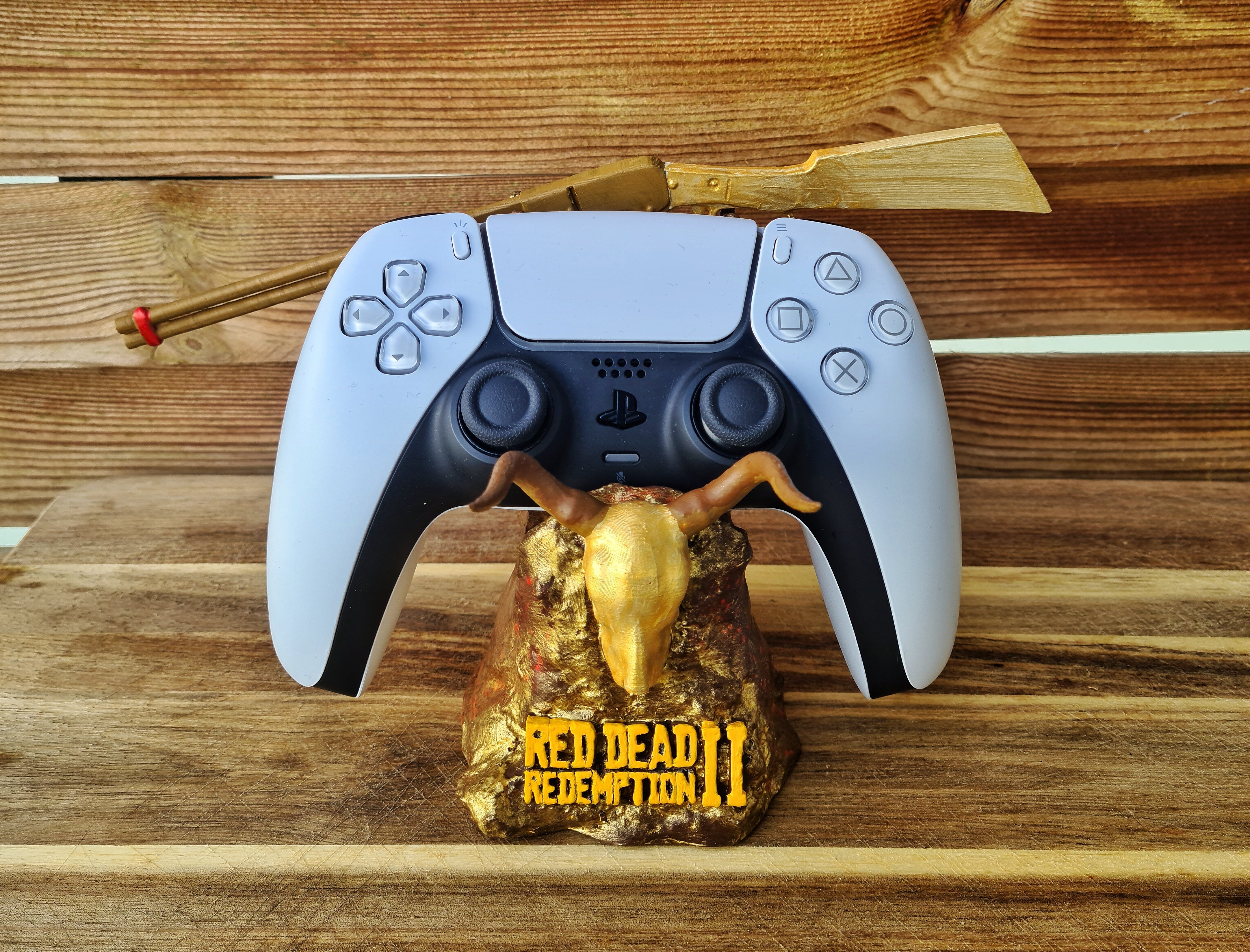 STL file Read Dead Redemption 2 Controller Stand, Playstation PS4 PS5