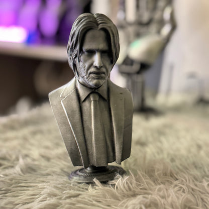 Silent Precision: John Wick Bust