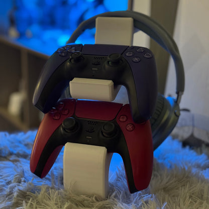 Combined Headphone & Universal Dual Controller Stand