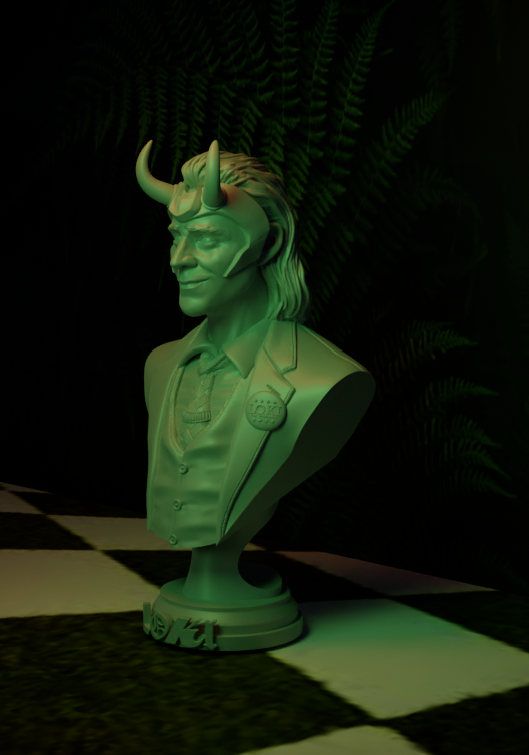 God of Mischief Loki Bust