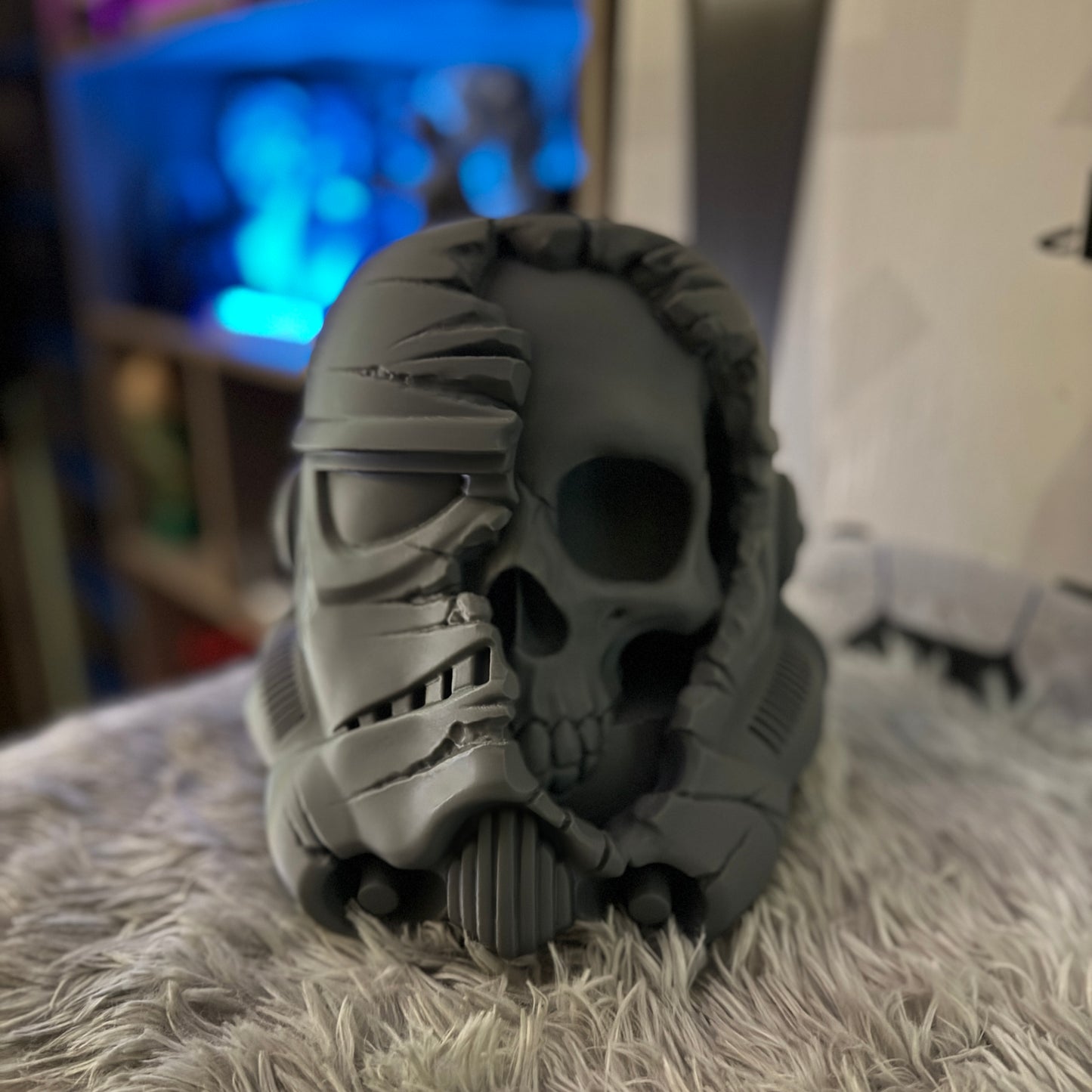 Dead Storm Trooper Sculpture Headphone Stand