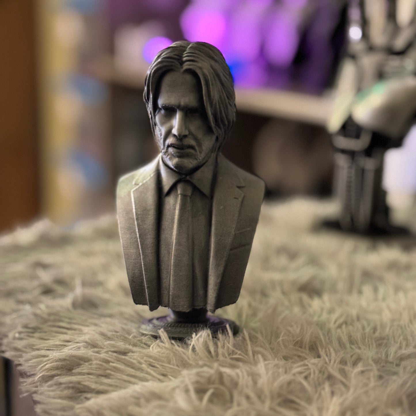 Silent Precision: John Wick Bust