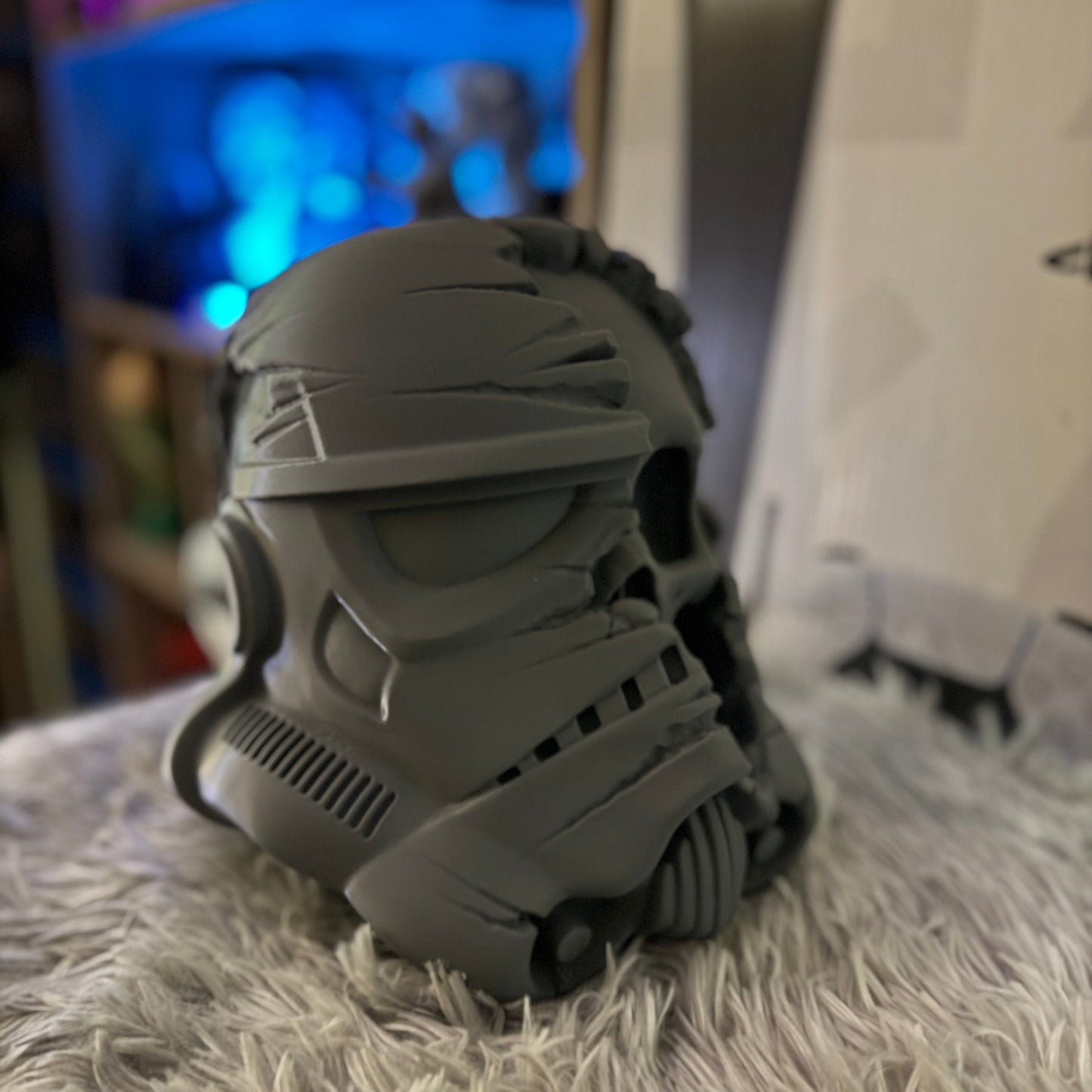 Dead Storm Trooper Sculpture Headphone Stand