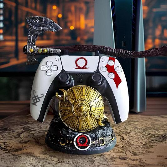 God of War "Guardian Shield with Leviathan Axe" Controller Stand