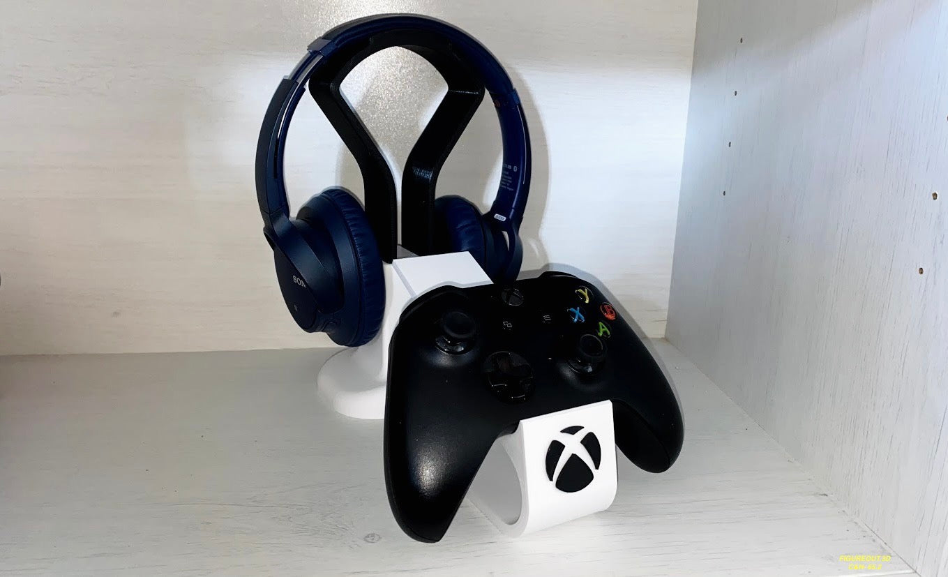 Combined Headphone & Xbox Dual Controller Stand