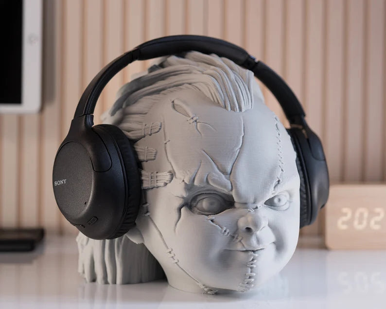 Chucky Sculpture Headphone Stand