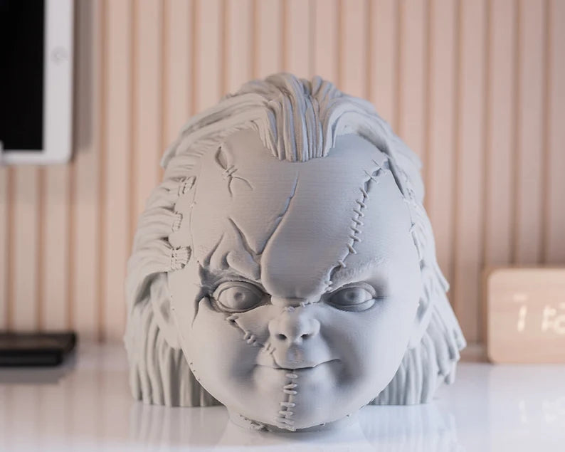 Chucky Sculpture Headphone Stand