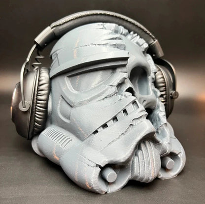 Dead Storm Trooper Sculpture Headphone Stand