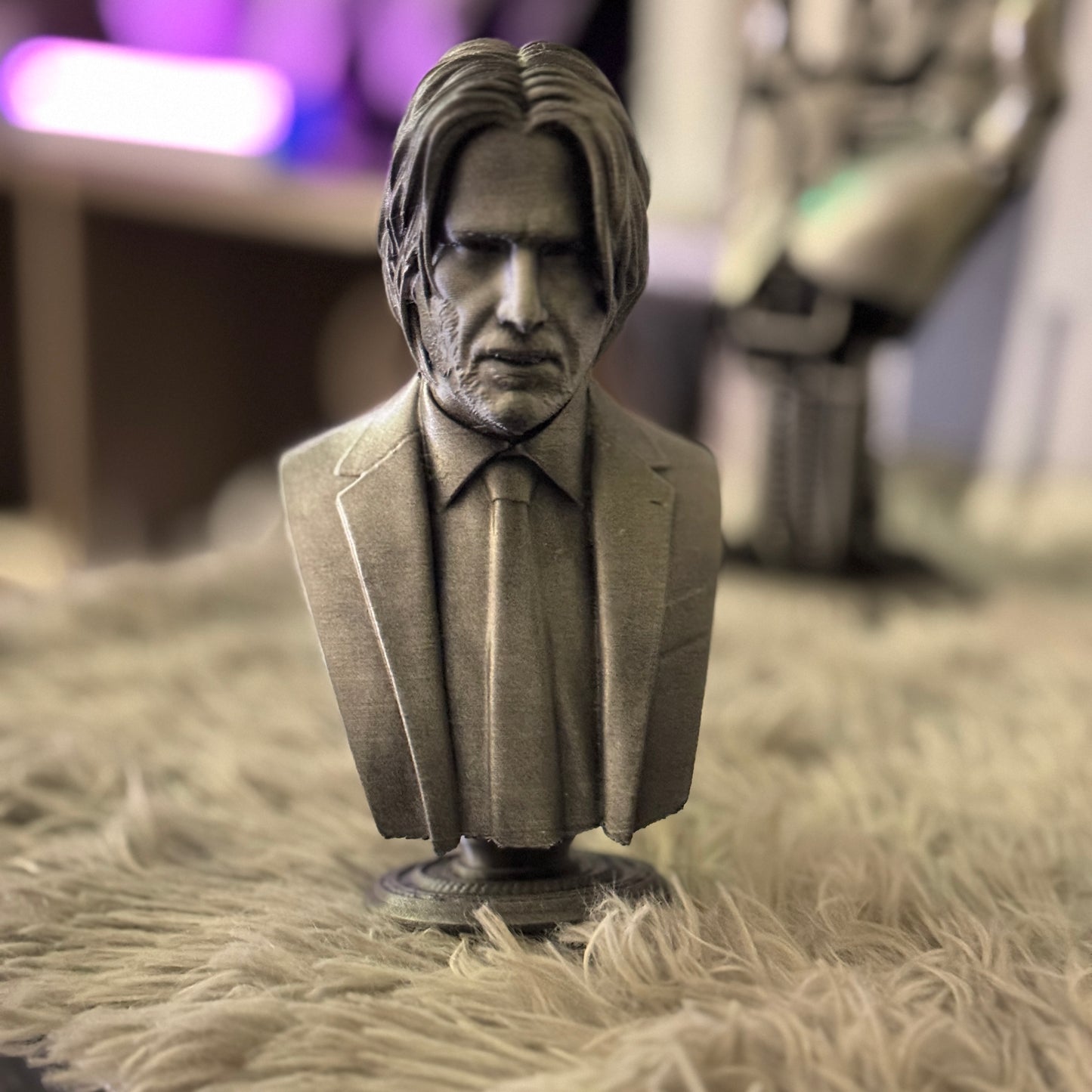 Silent Precision: John Wick Bust