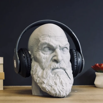 Kratos Sculpture Headphone Stand