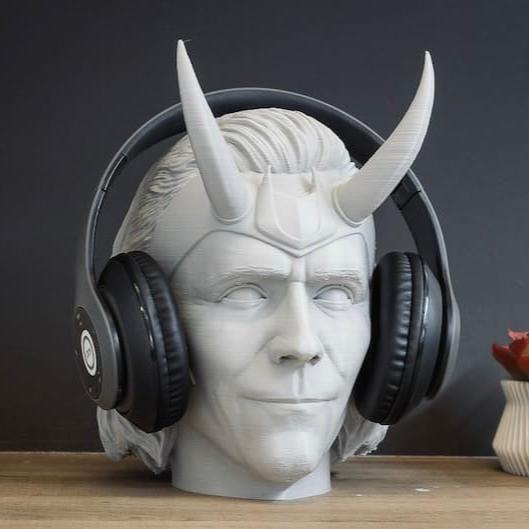 Loki Sculpture Headphone Stand