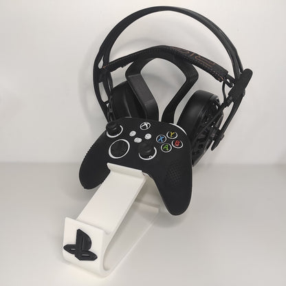 Combined Headphone & PlayStation Dual Controller Stand