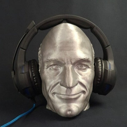 Jean Luc Picard Sculpture Headphone Stand