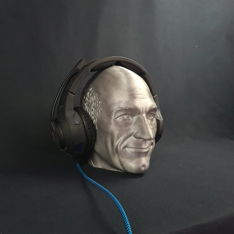 Jean Luc Picard Sculpture Headphone Stand