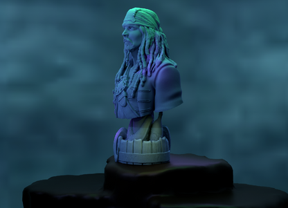 Captain Jack Sparrow Bust - A Swashbuckling Masterpiece for True Pirates