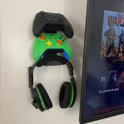 Combined Headphone & Dual Controller Hanger