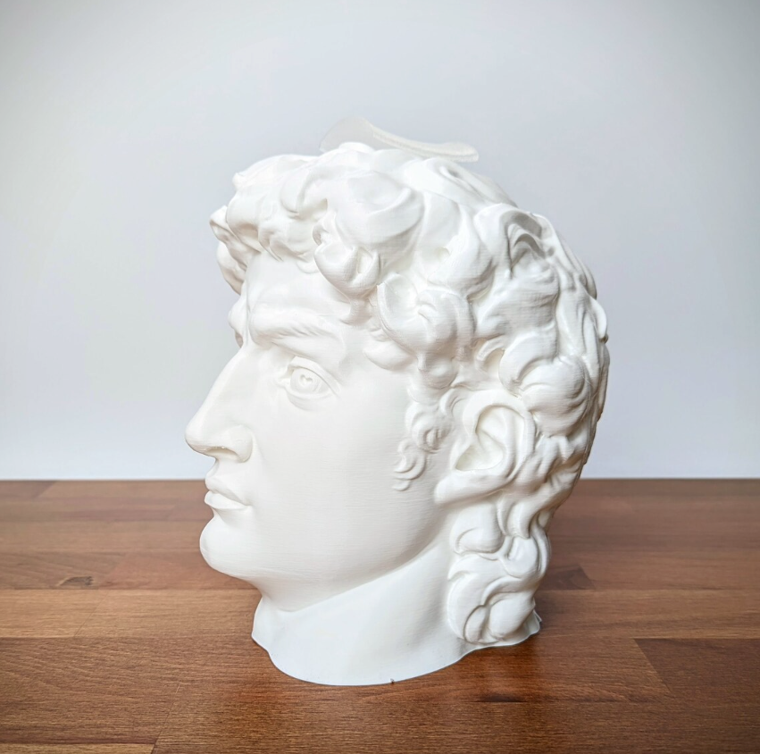 Michelangelo's David Sculpture Headphone Stand