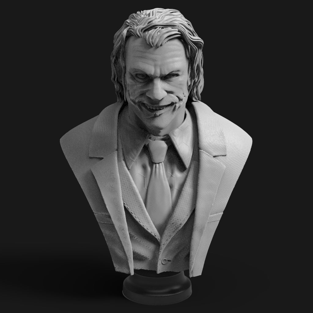 The Joker's Lair-The Dark Knight Joker Bust – FigureOut 3D