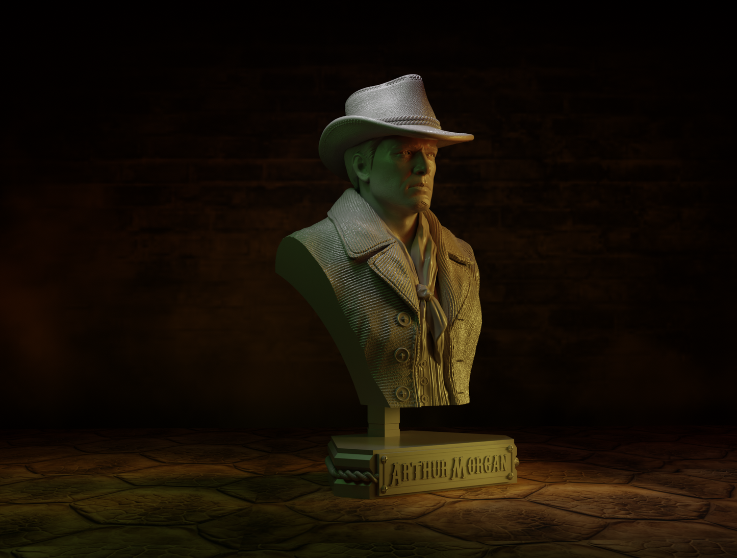 Red Dead Redemption 2 (RDR2): Arthur Morgan Bust