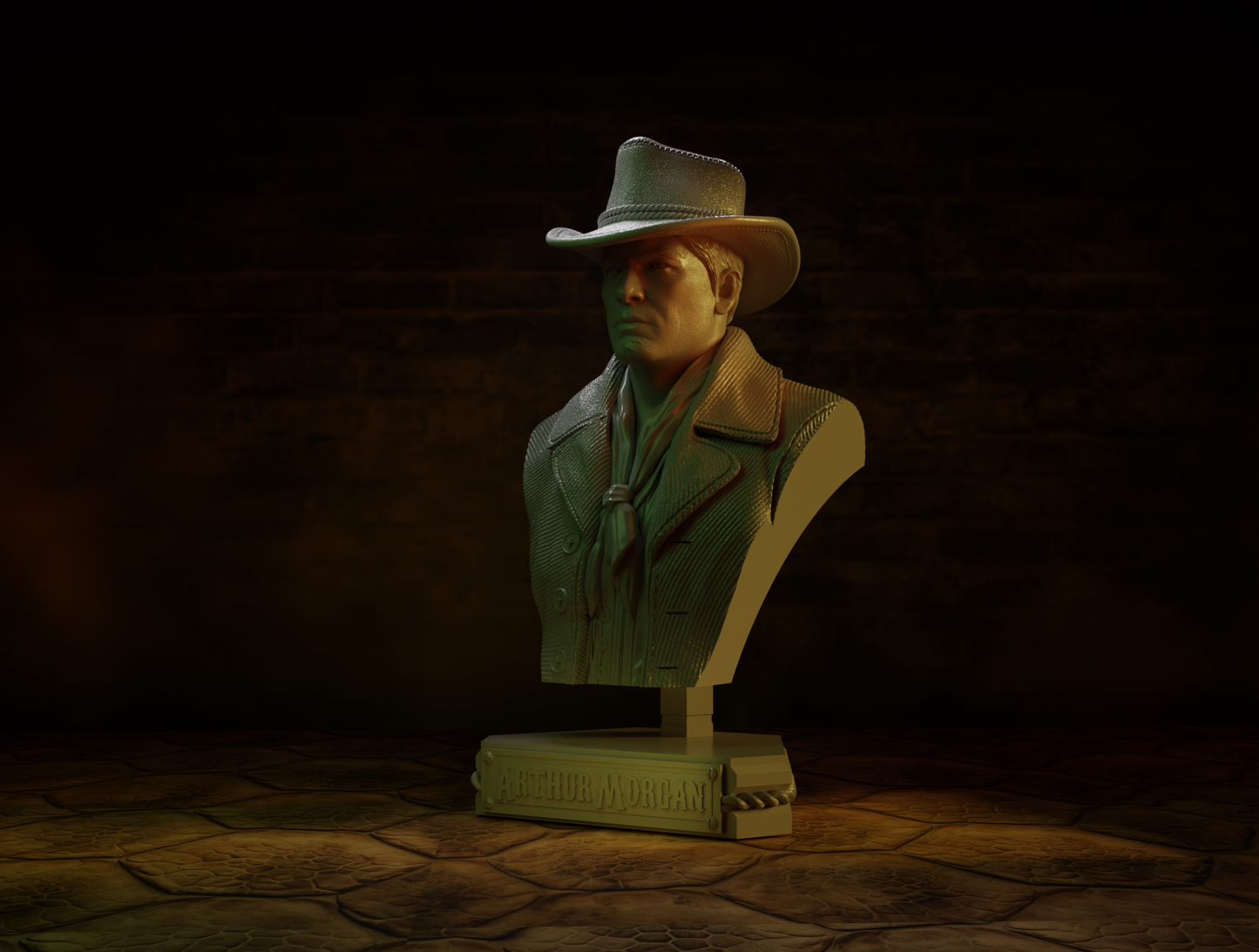 Red Dead Redemption 2 (RDR2): Arthur Morgan Bust