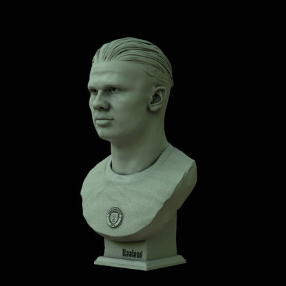 Erling Haaland Artwork Bust