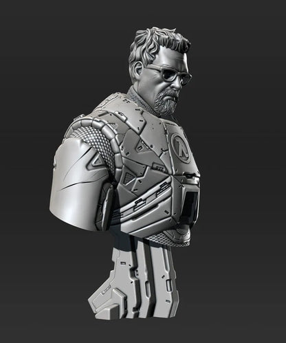 Silent Hero: Gordon Freeman Bust