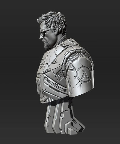 Silent Hero: Gordon Freeman Bust