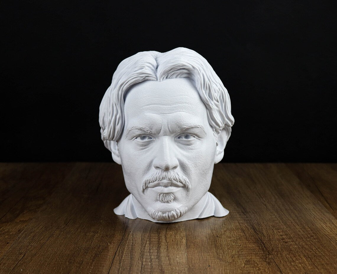 Johnny Depp Sculpture Headphone Stand