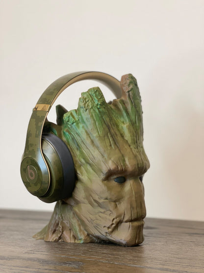 Groot Sculpture Headphone Stand