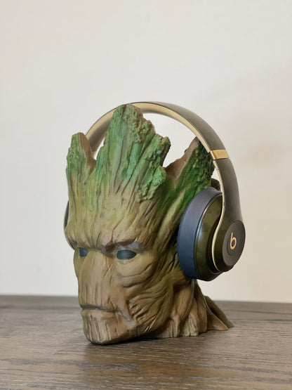 Groot Sculpture Headphone Stand