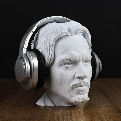 Johnny Depp Sculpture Headphone Stand