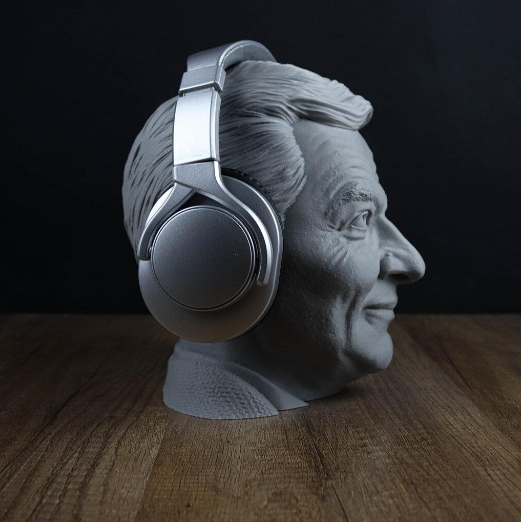 Mr. Bean Sculpture Headphone Stand