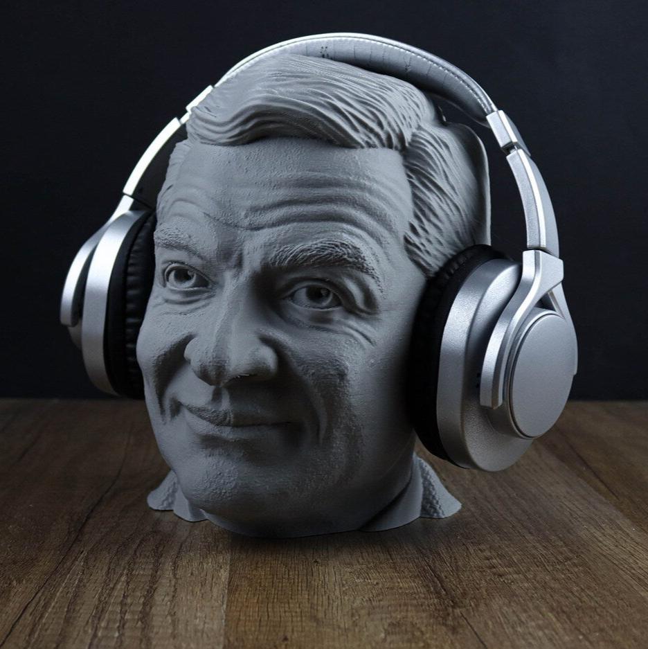 Mr. Bean Sculpture Headphone Stand