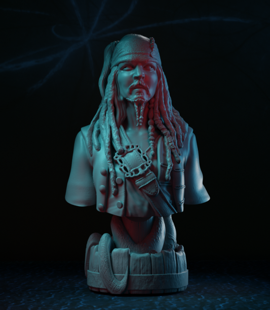 Captain Jack Sparrow Bust - A Swashbuckling Masterpiece for True Pirates