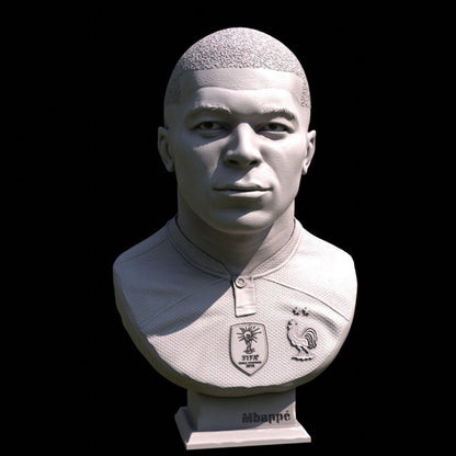 Kylian Mbappé Artwork Bust