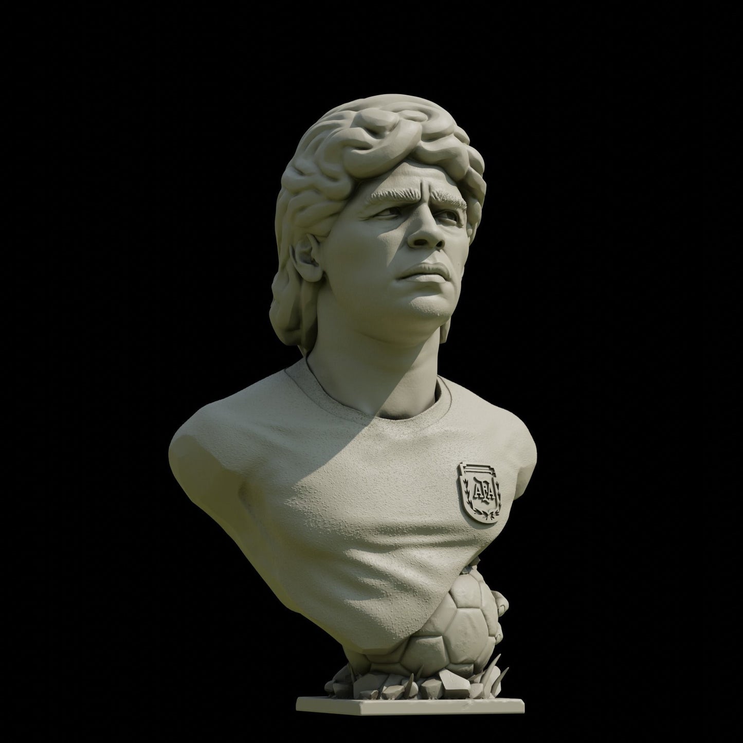 Diego Maradona Artwork Bust