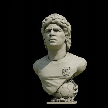 Diego Maradona Artwork Bust