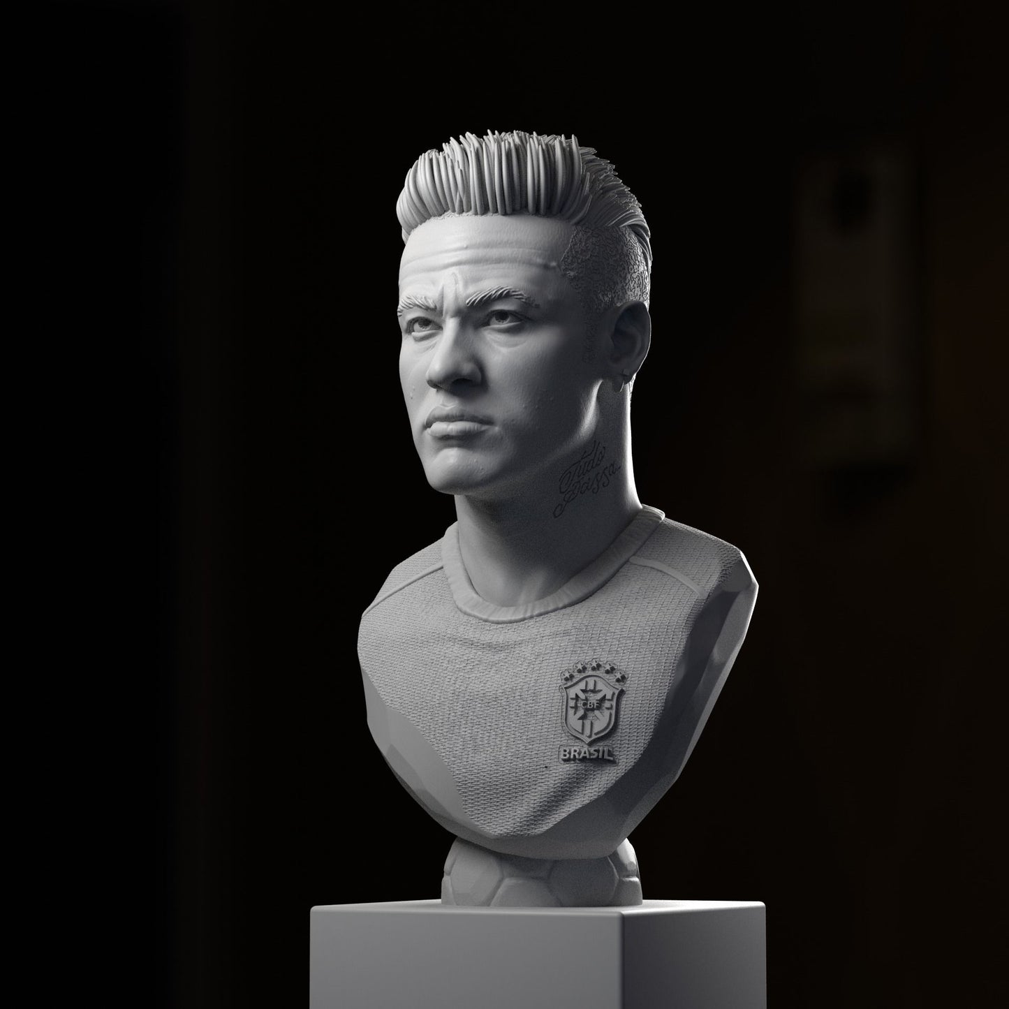 Neymar Artwork Bust