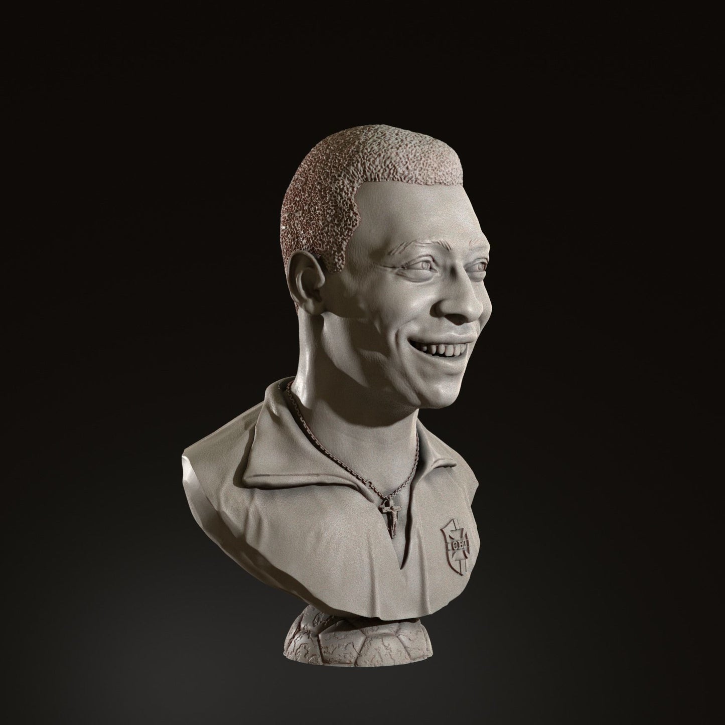 Pelé Artwork Bust