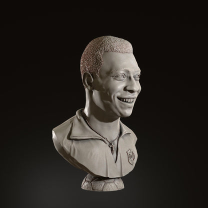 Pelé Artwork Bust