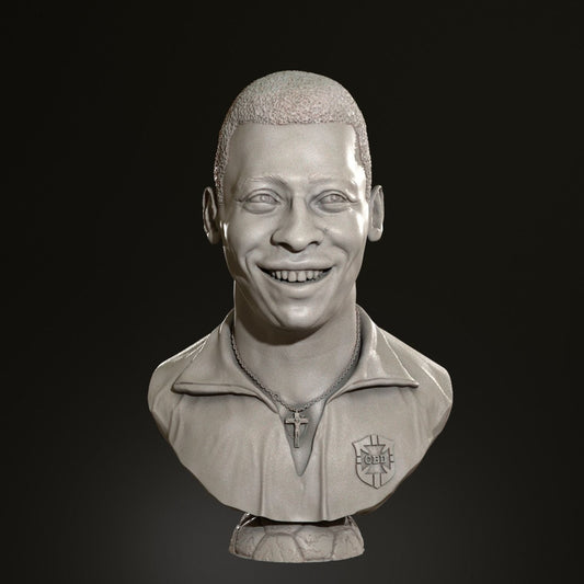 Pelé Artwork Bust