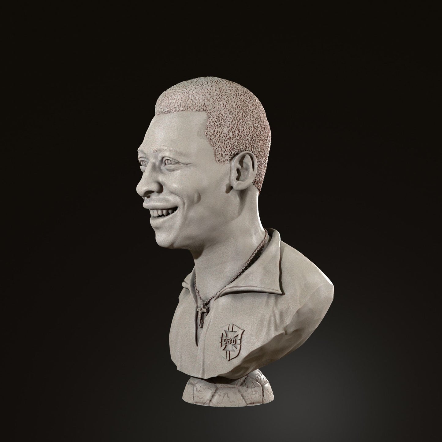 Pelé Artwork Bust