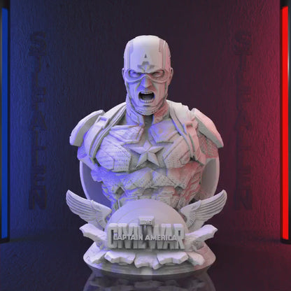 Marvelous Elegance Captain America Bust