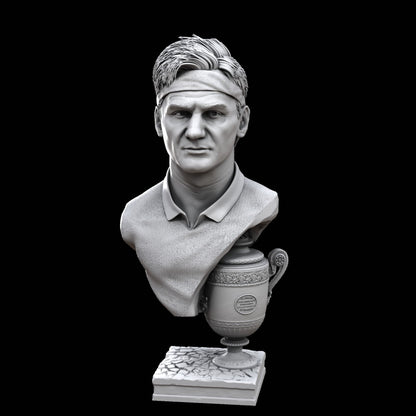 Roger Federer Artwork Bust