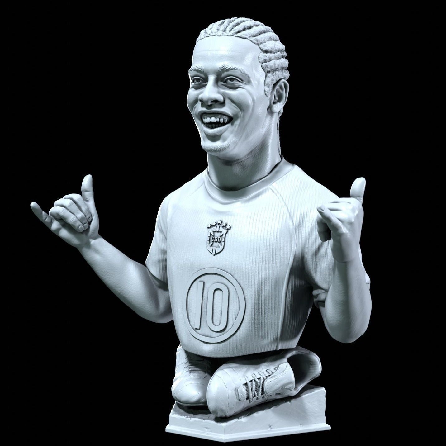 Ronaldinho Artwork Bust