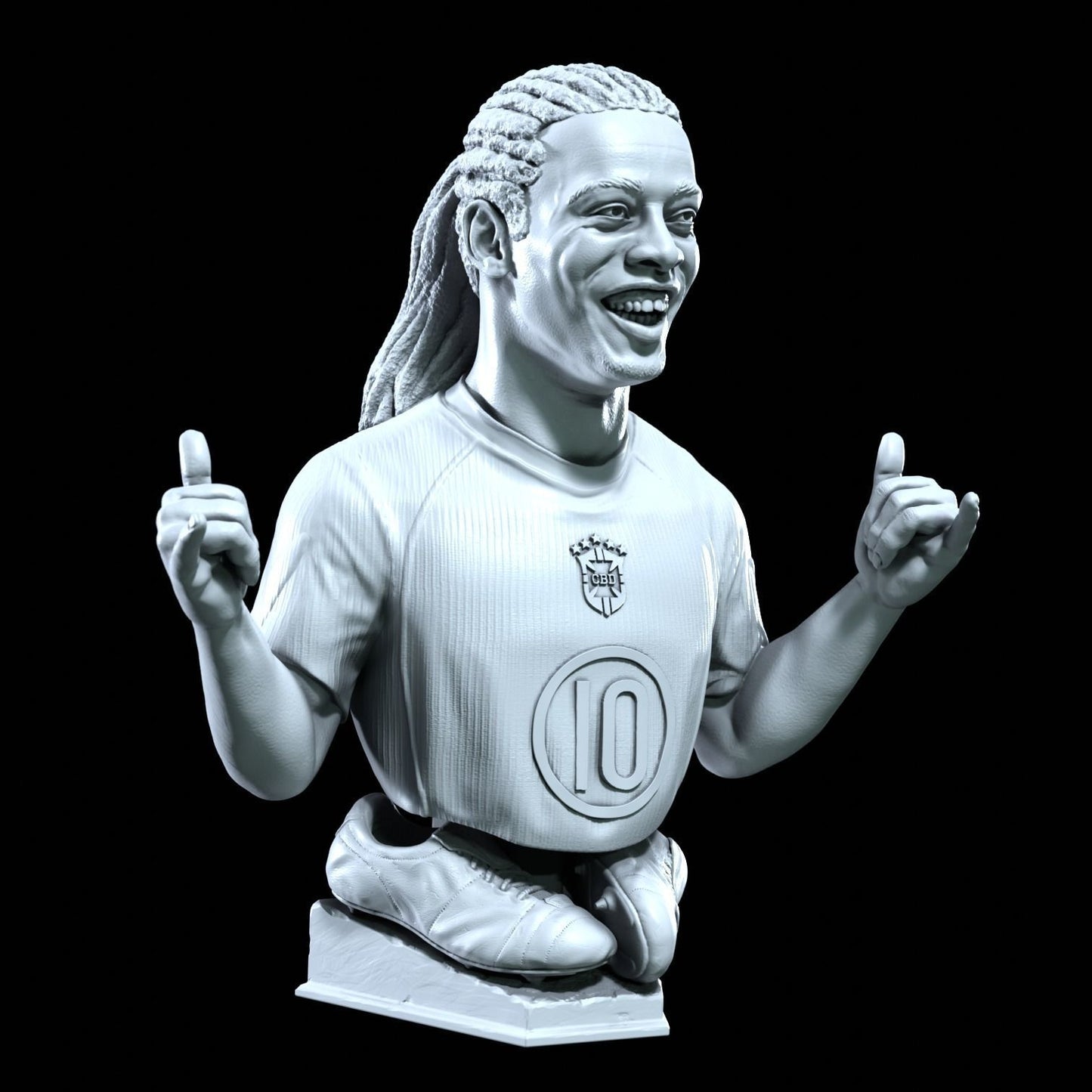 Ronaldinho Artwork Bust