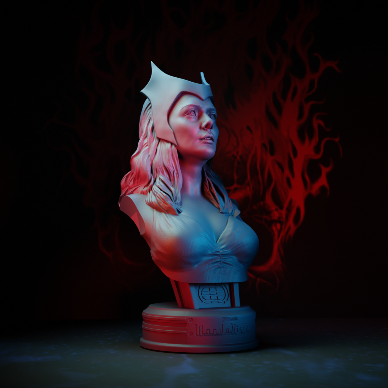 Wanda The Scarlet Witch Bust